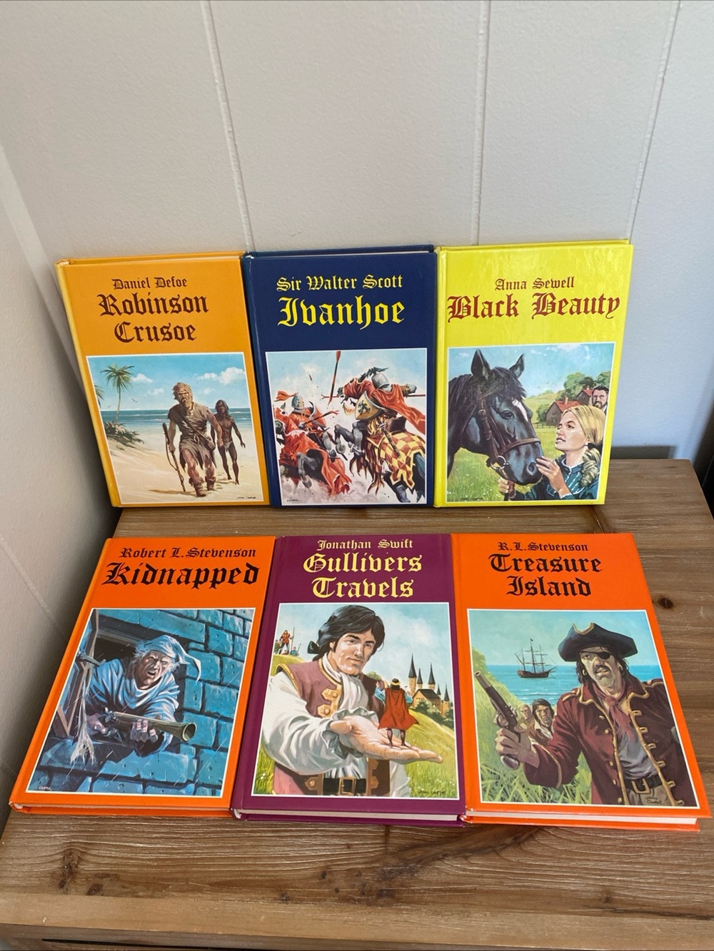 Vtg Lot of 6 Children’s Books Legendary Classics Mixed Authors 1982 Hardcover